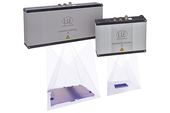 3D-snapshot-sensor med hög precision surfaceCONTROL 3D 35x0