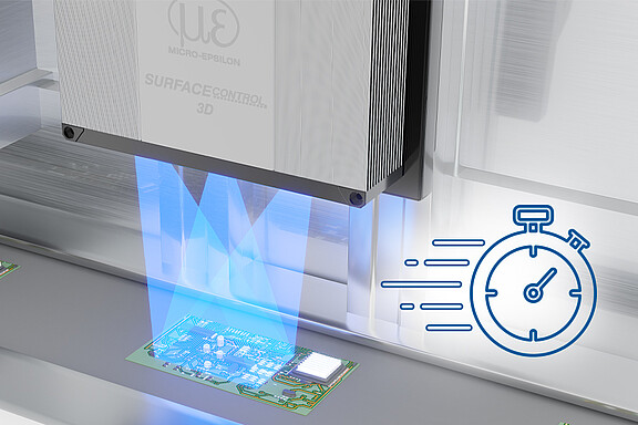 Korta databehandlingstider med surfaceCONTROL 3D 3560