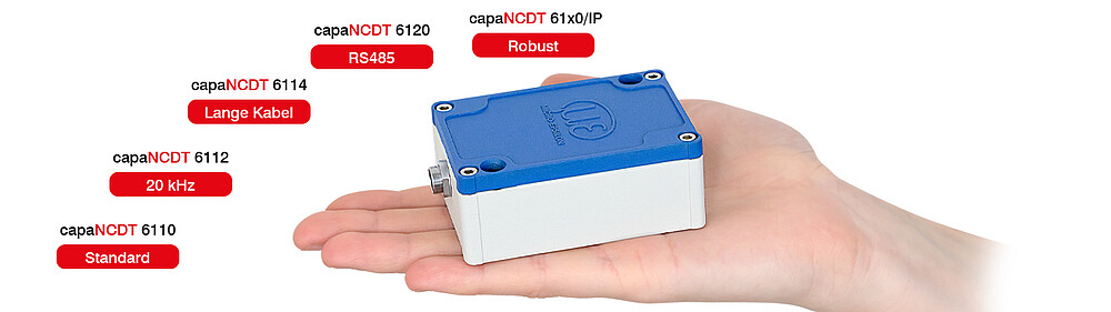 capaNCDT olika versioner