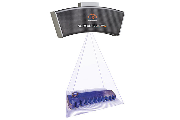 Hög precision i Z-led med surfaceCONTROL 2600