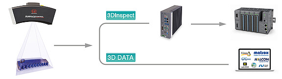 Flexibel vidarebearbetning av fullständiga 3D-data