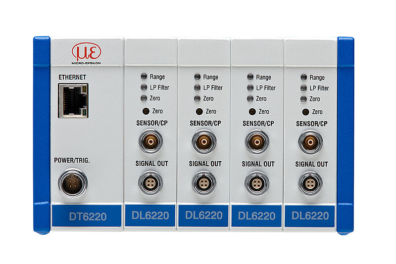 Kapacitiv standard mätsystem: DT6220 / DT6230 kontrollers med DL6220 demodulator